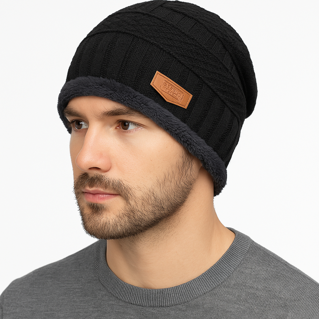 Touca Gorro Inverno Confortável Masculina Feminina Forrada Pelúcia Frio Intenso