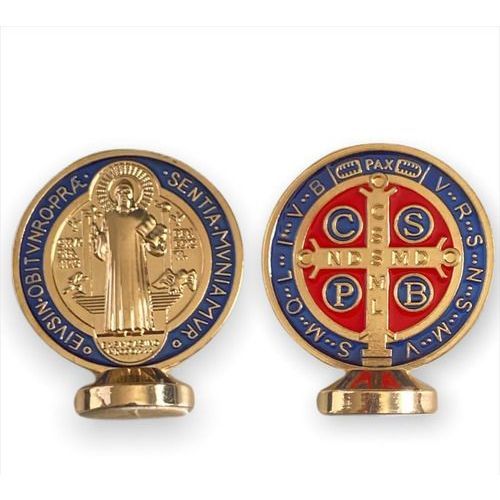 São Bento Para Carro  Ou Crucifixo, Medalha De Proteção