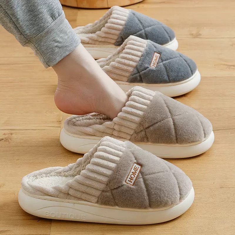 Pantufa Chinelo De Casa Masculina Feminina Adulta Pelúcia Confortável
