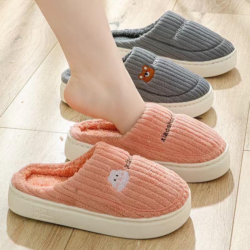 Pantufa Adulto Aveludada Unissex Pantufa Super Confortável Com Solado Antiderrapante