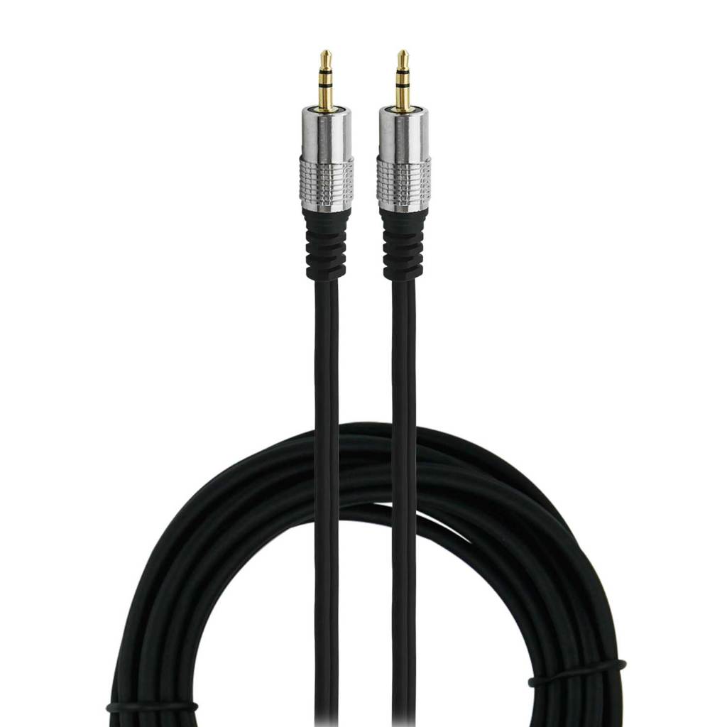 Cabo Áudio P2 X P2 5m Profissional Plug Metal Fitz 5 Metros