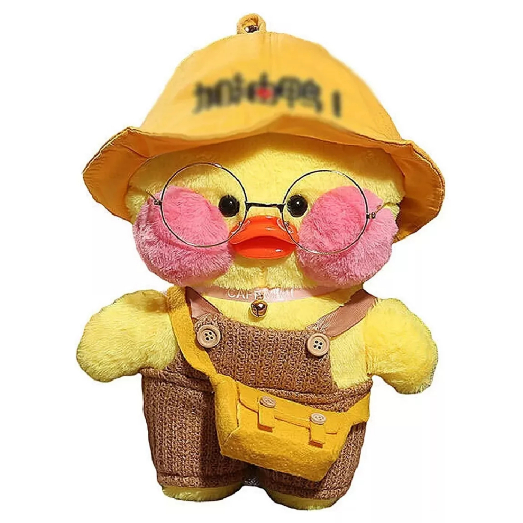 Lalafanfan Pelúcia Pato 30cm Boneca Pato Fofo Antialérgico 30cm Desenho Kawaii Desenhos Animados