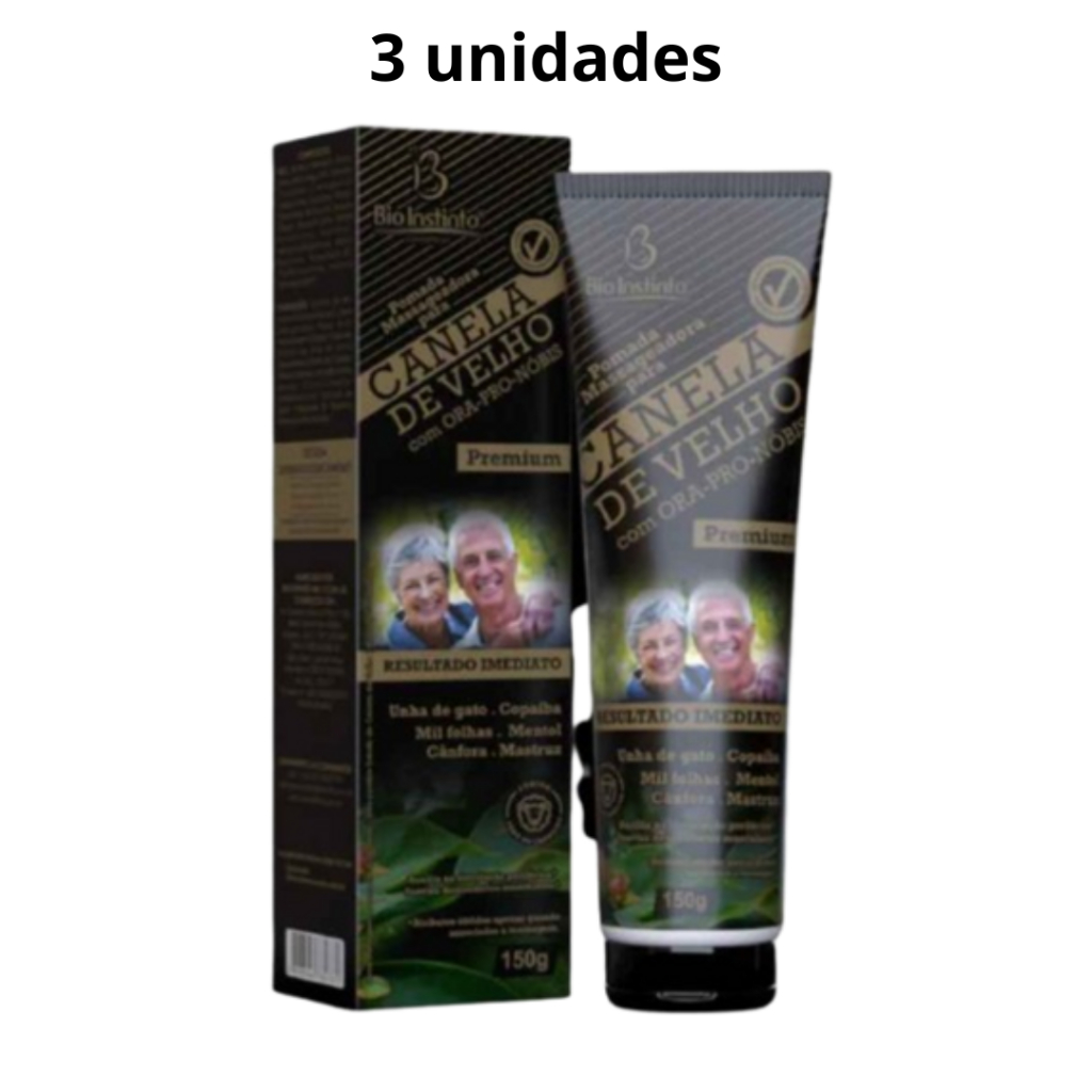 Canela de Velho Premium com Ora Pro Nobis 150g Bio Instinto - 3 unidades