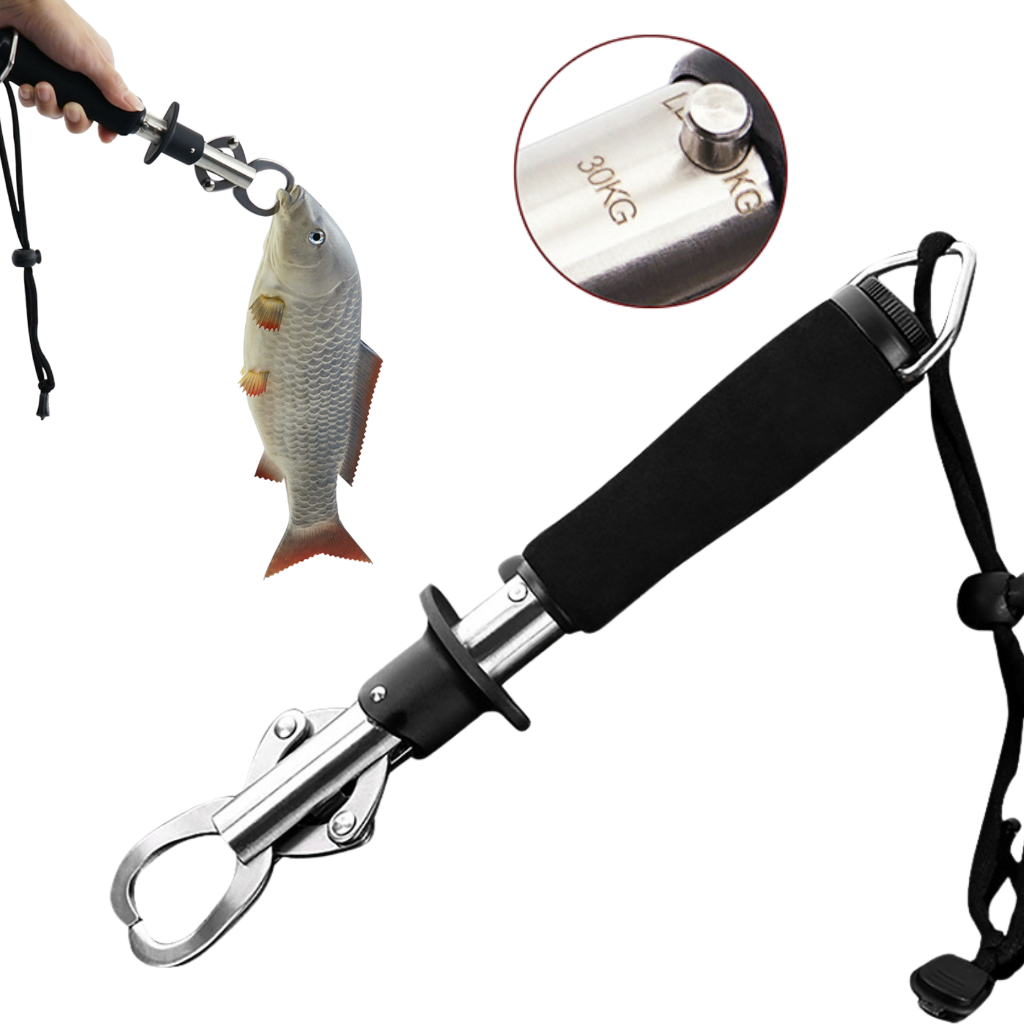 Alicate De Contenção Pega Peixe Pinça Garra Balança 30kg