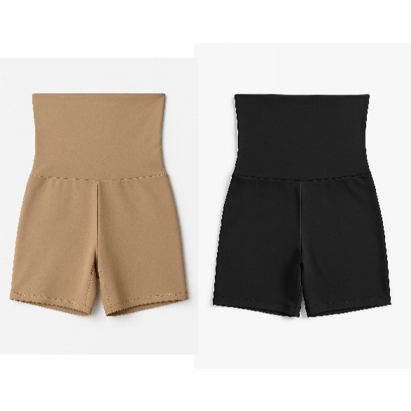 kit com 2 Short Cinta Modeladora Cós alto de alta compressão Plus Size Feminino