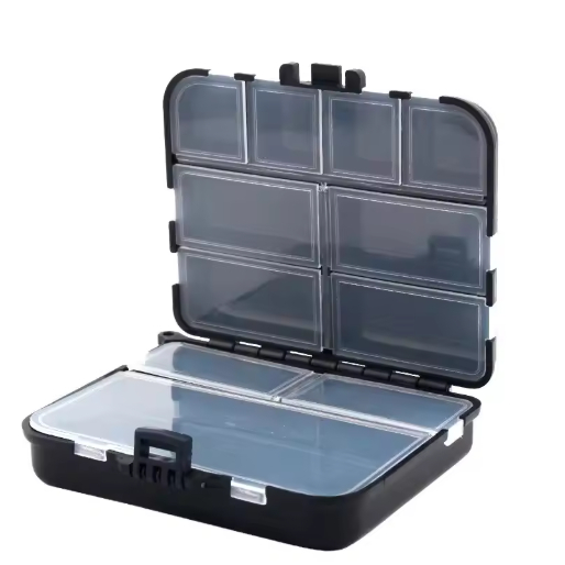 Estojo de Pesca Organizador -  Compacto 11x8x3cm - Ideal para Iscas e Anzóis