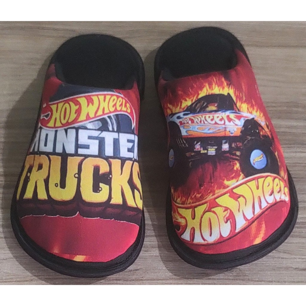 Pantufa/Chinelo Leve Infantil Hot Wheels
