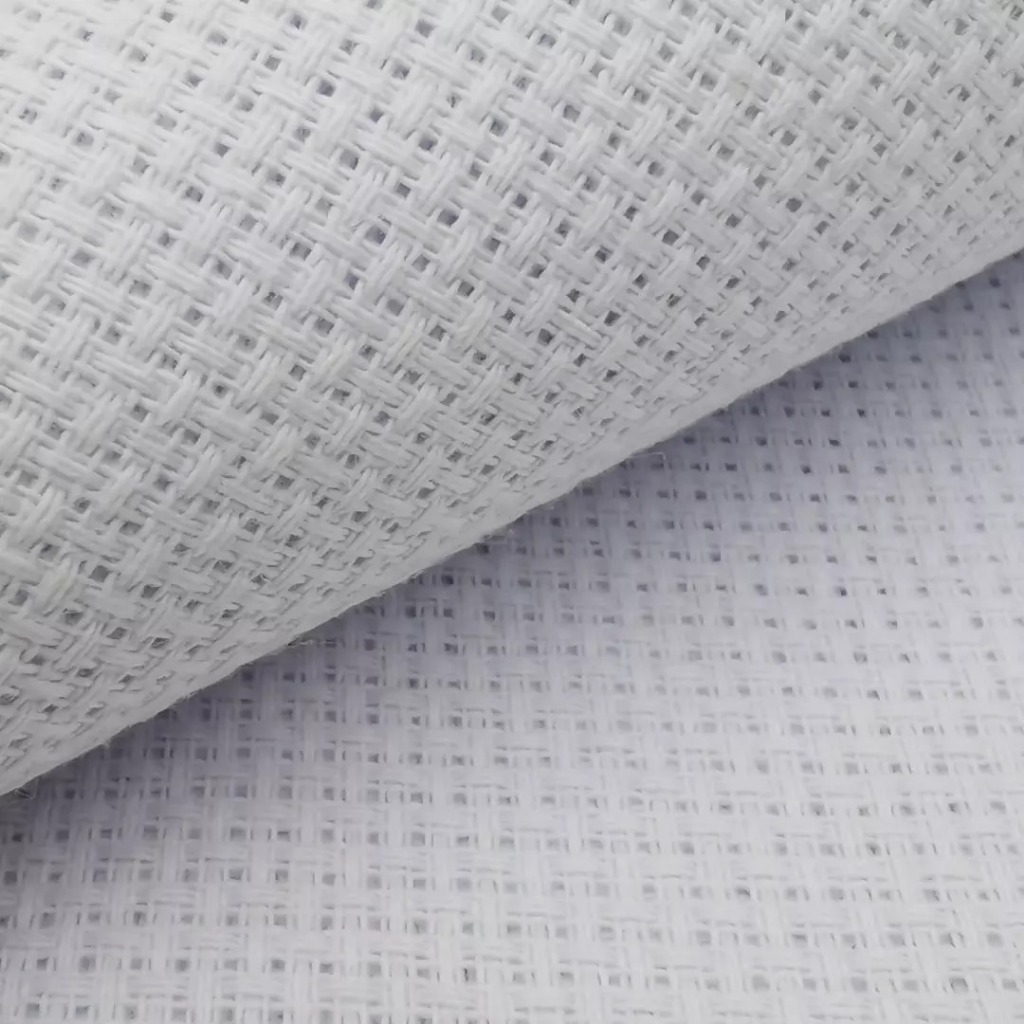 Tecido Etamine Branco para Bordado 100% Algodão
