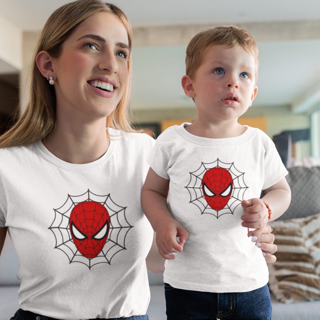 Camiseta Feminina e Masculina Infantil Tal Mae Tal Filha Tal Pai Tal Filho Dia das Mães.