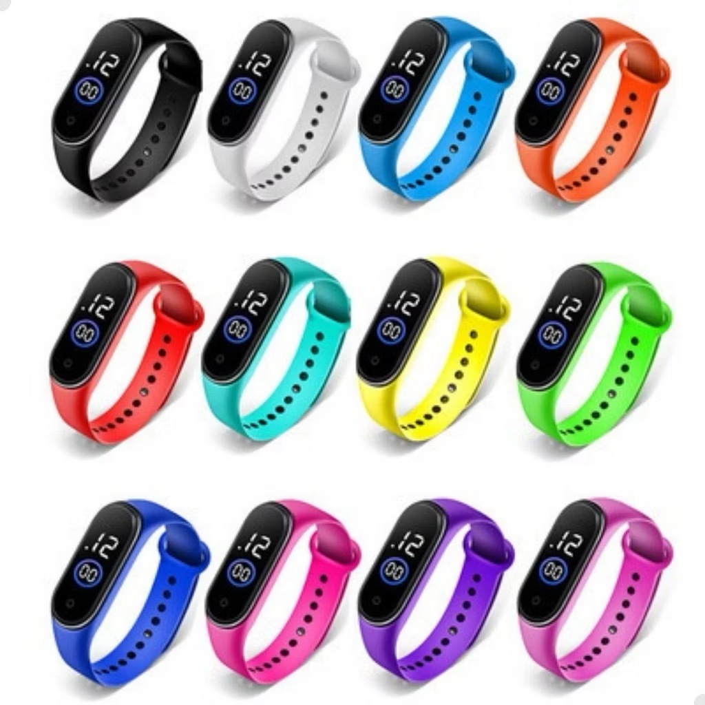 Atacado Kit 25/30/35 unidades Relógio Esporte Led à prova d'agua