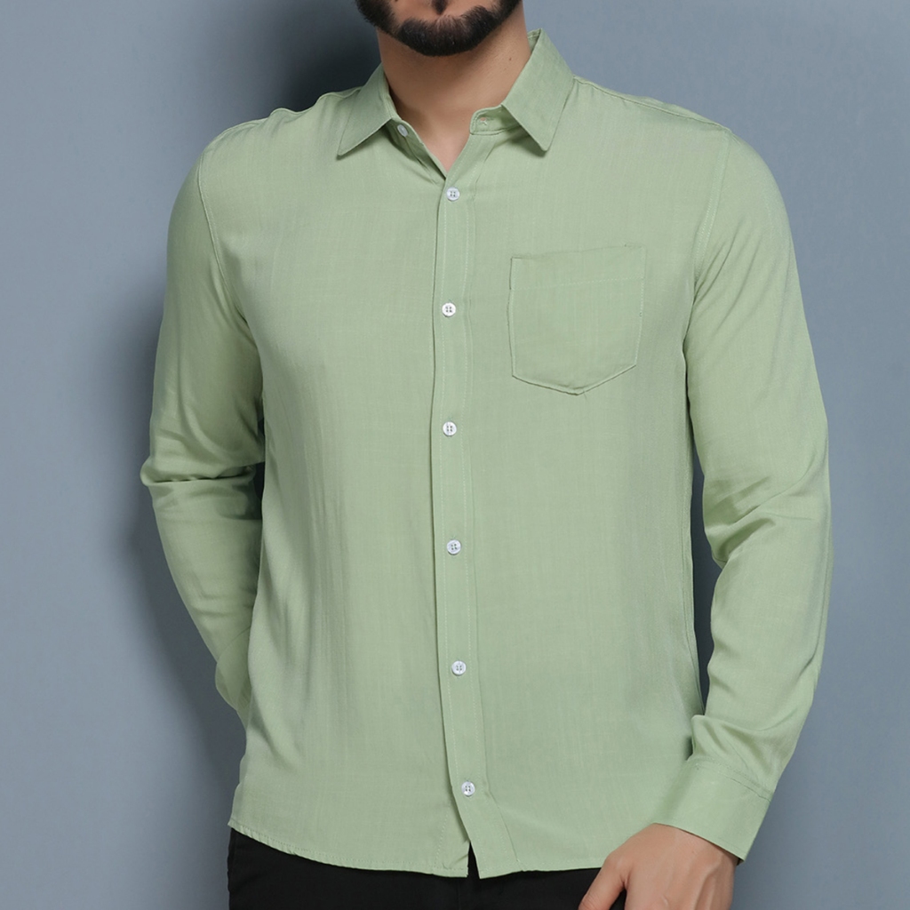 camisa social manga longa decido viscolinho encolhe um pouquinho Com bolso Slim fit nao massa  passa fácil