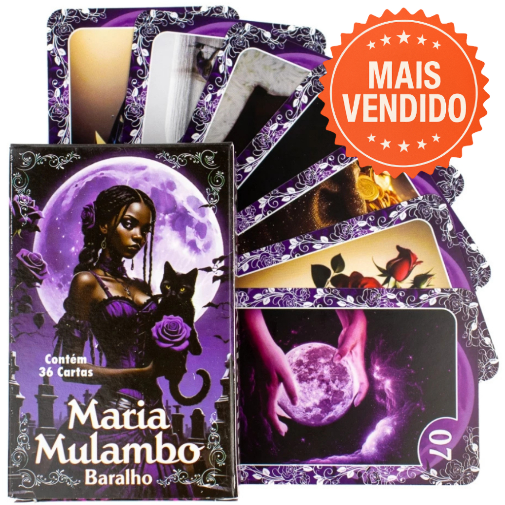 Tarô Baralho Maria Mulambo 36 Cartas Com Manual
