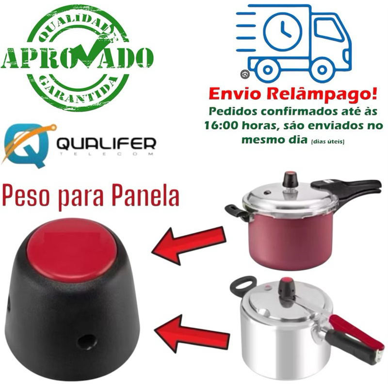 Peso Pino Para Panela De Pressão Universal Clock, Erilar, Alegrete.