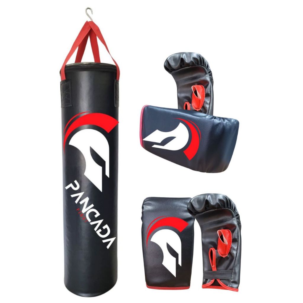 Saco De Pancada 160 cm + 2 Pares Luva Bate Saco Boxe Muay Thai  - Pancada Fight