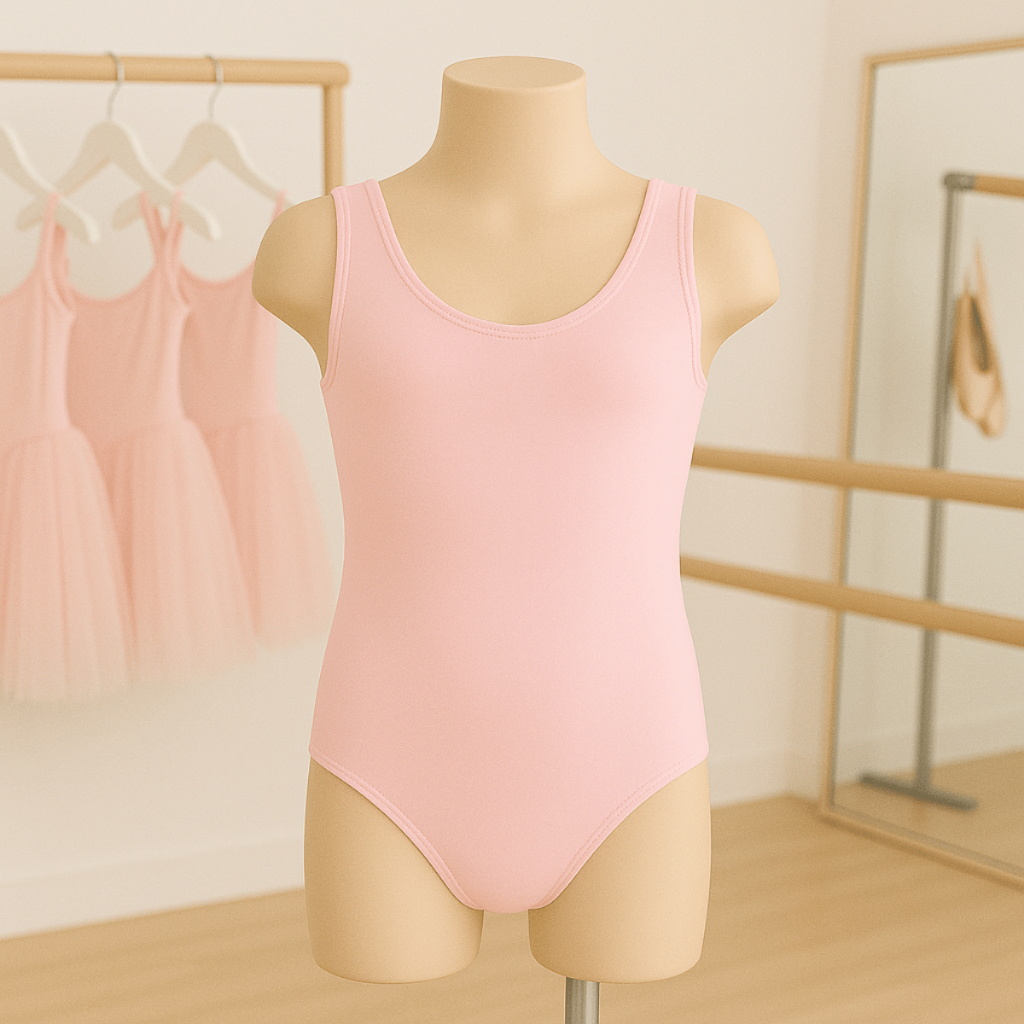 Collant Ballet Body Regata sem manga Balé Jazz Dança infantil / juvenil tamanho 2 ao 16