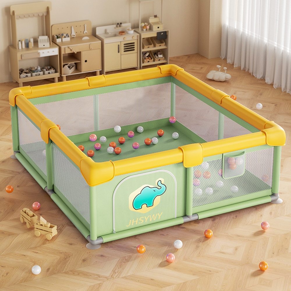 💓Cercadinho Para Bebê Grande cercado Infantil 180 x150cm | Cercadinho Bebê Chiqueirinho Proteção Bebê Cinza Qualidade