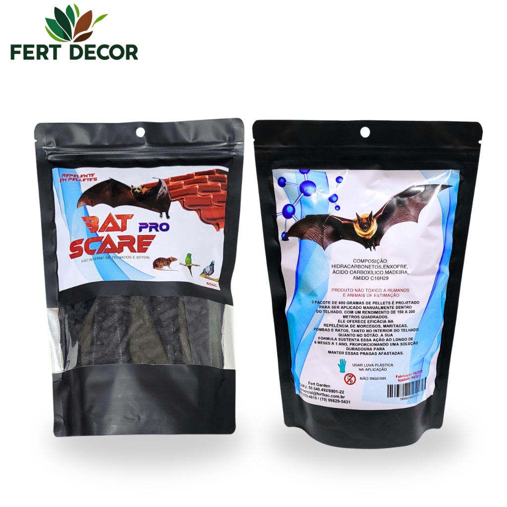 Repelente Para Morcegos, Maritacas, Ratos E Pombos Bat Scare Pro Em Pellet