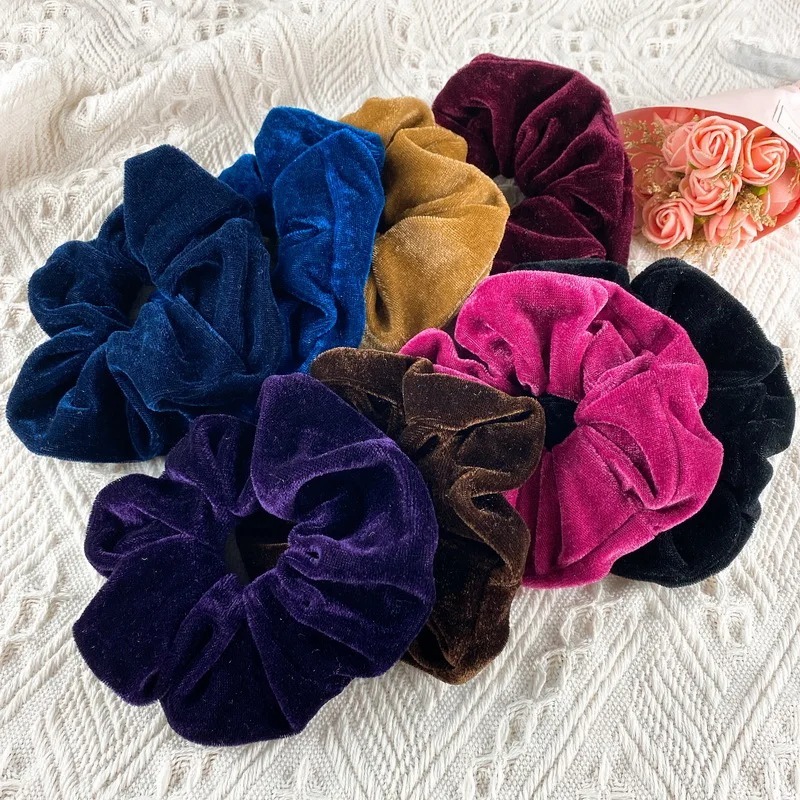Scrunchies Xuxinha De Veludo Elástico Cabelo DIVERSAS CORES
