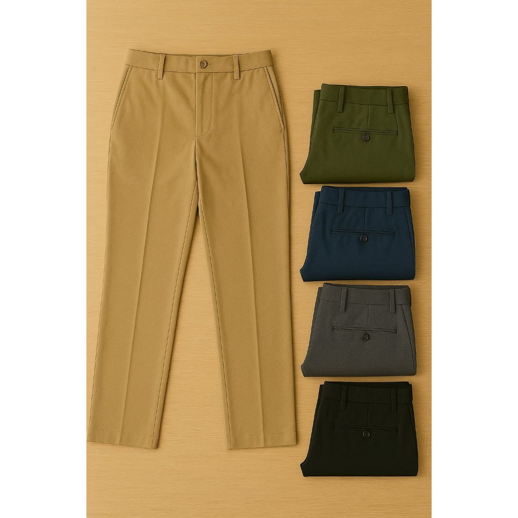 Calça Social Masculina Oxfordine Para Trabalho, Formatura, Eventos - Esporte Fino Envio Rapido