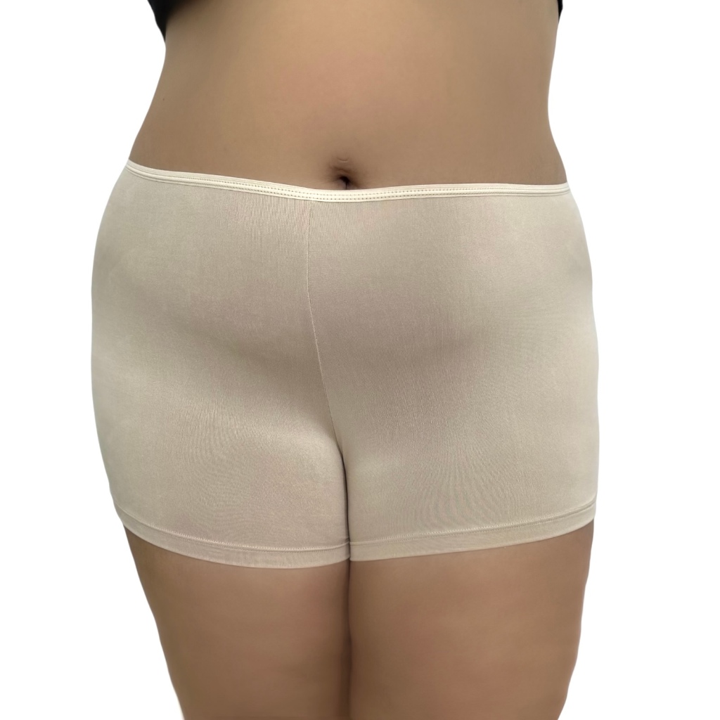 Anágua Plus Size Shortinho Íntimo Segunda Pele Conforto Lingerie Modeladora Short Curto Para Saia E Vestido F7 NEW STYLE