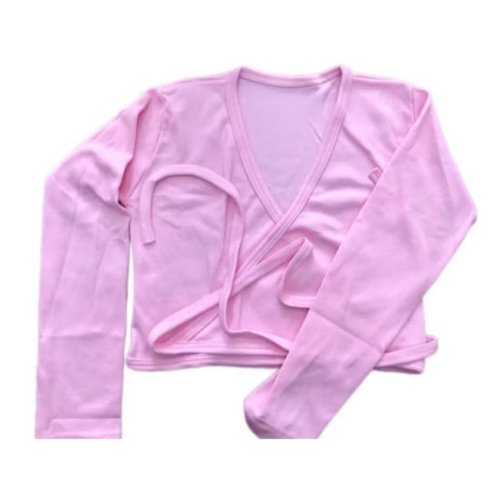 Casaquinho Infantil/Juvenil - Transpassado (Ballet) - ROSA