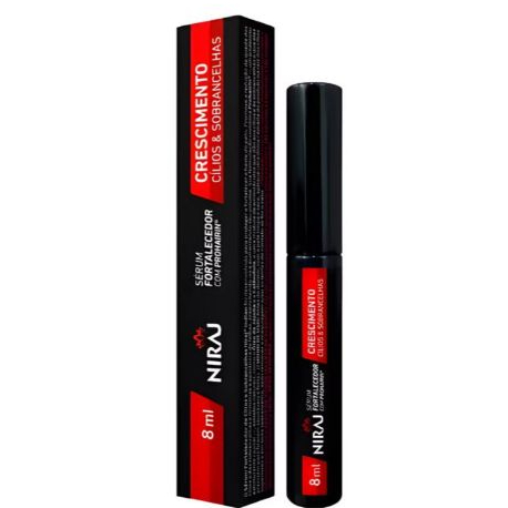 Niraj - Sérum Fortalecedor De Cílios Com Prohairim 8ml - Vermelho