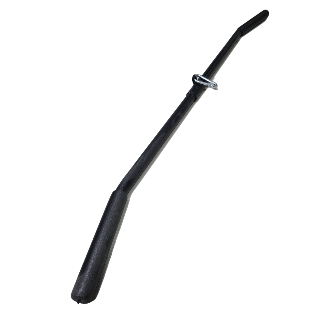 Puxador barra costas pulley 120 cm com giro com mosquetão academia musculação