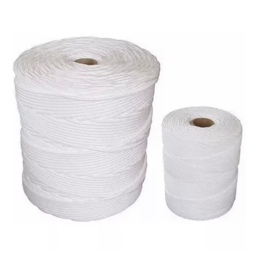 Corda trançada Multiuso 1.5 2.0 2.5 3.0 3.5 mm Polipropileno Branca  1 kilo