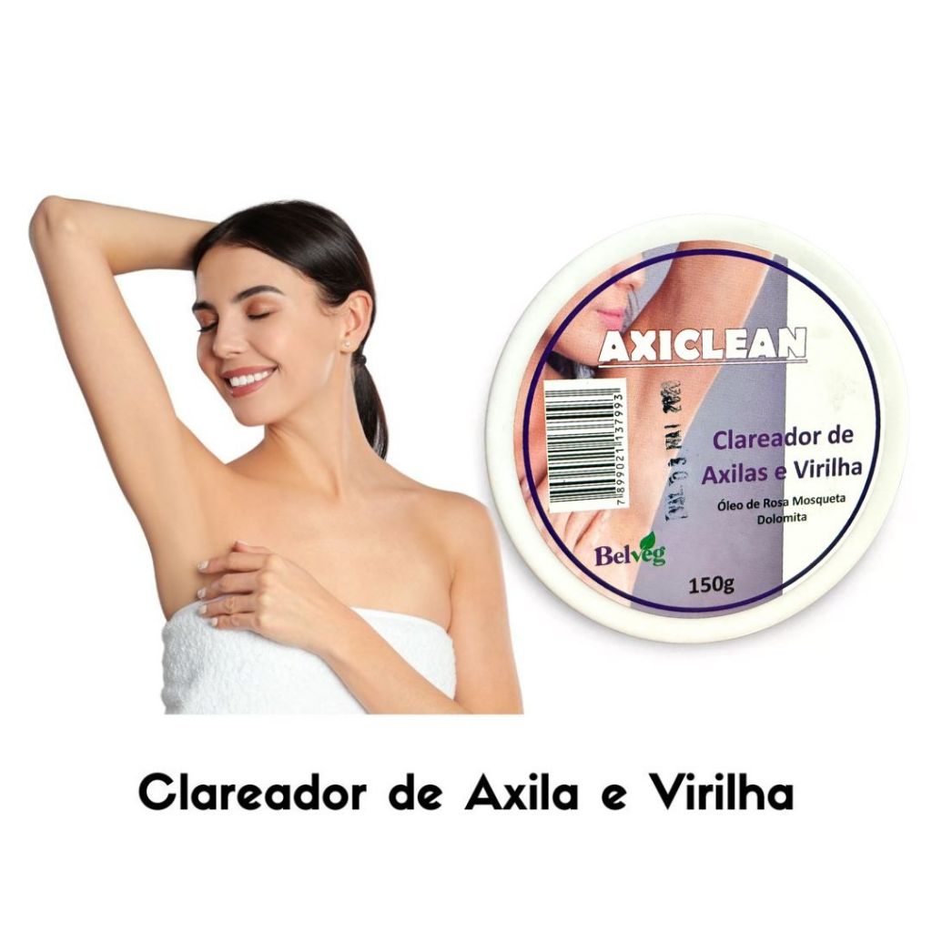 Clareador De Axilas e Virilha Axiclean