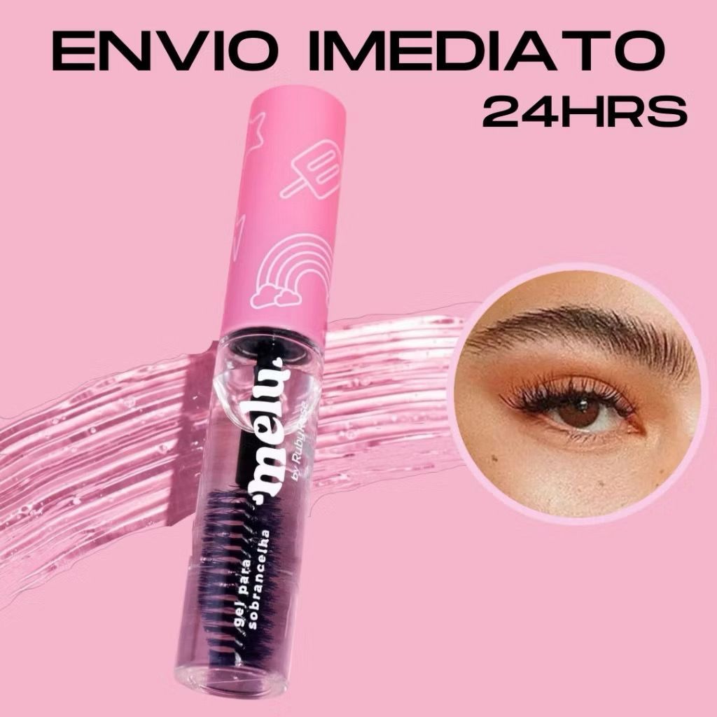 Gel para Sobrancelhas Incolor Rímel Ruby Rose Melu HB 8422