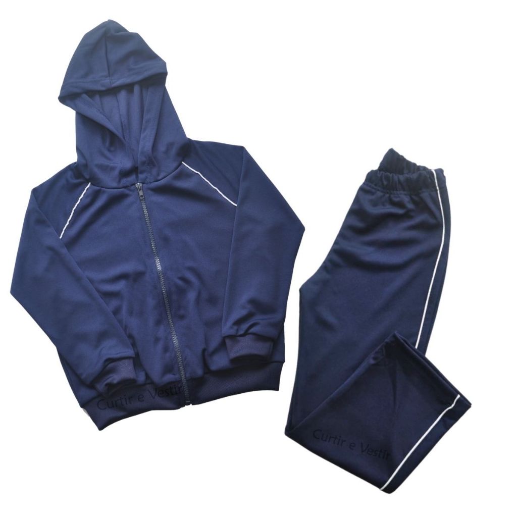 Agasalho Juvenil Uniforme Escolar helanca 10 ao 14