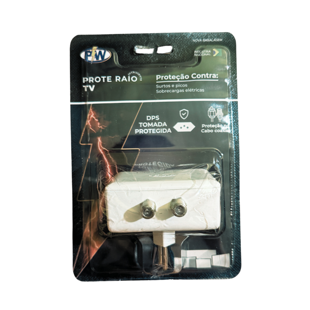 Proteraio Super Protetor Contra Raios Tv Pc 127v/220v Pw