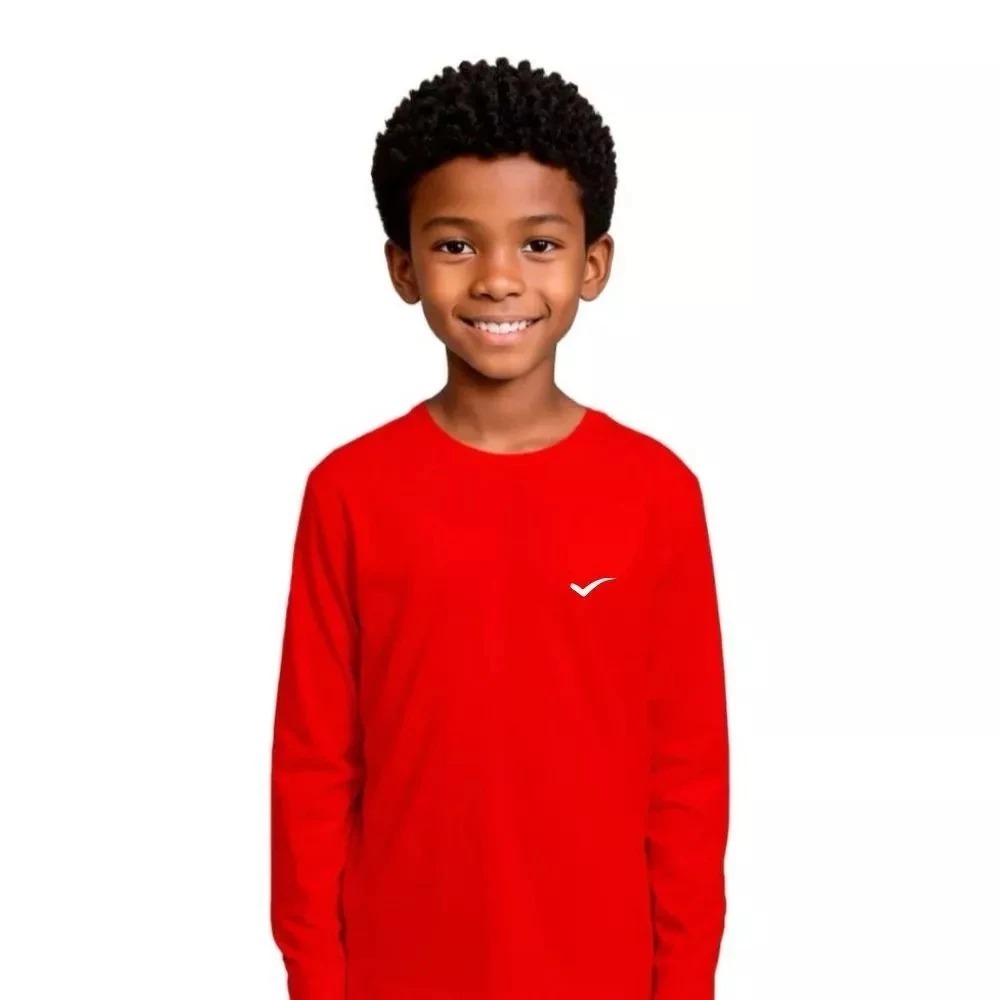 Camisa térmica infantil proteção solar segunda pele envio em 24h