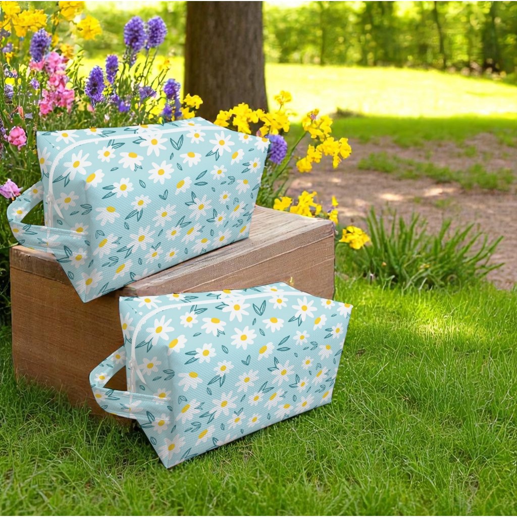 Necessaire Box Estampas Minimalistas Batizado Chá de Bebê Brinde Lembrancinha Debutante 15 Anos Presente Decoração
