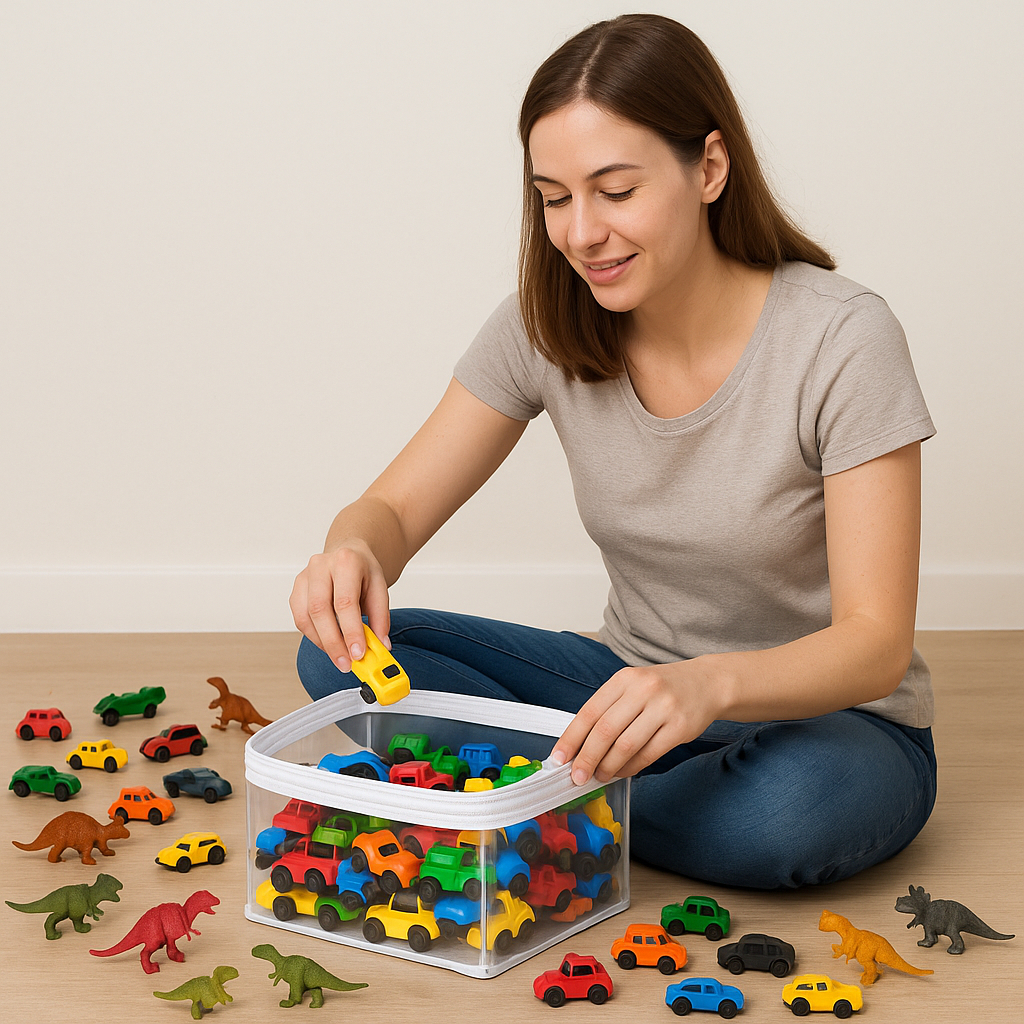 Kit Saco Organizador Brinquedos Guarda Roupas Multiuso