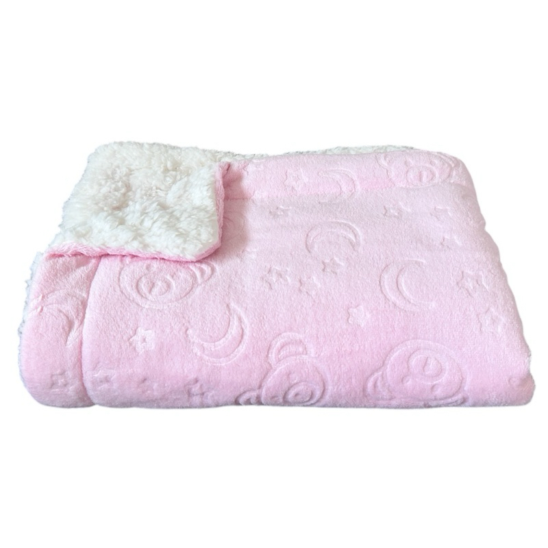 Cobertor Comfort 3D de Ursinho Com Sherpa