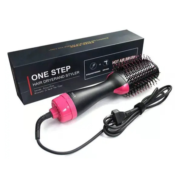 Escova Secadora Alisador Elétrica Quente Cabelo Com 3 Em1 Hair Styler Marisa
