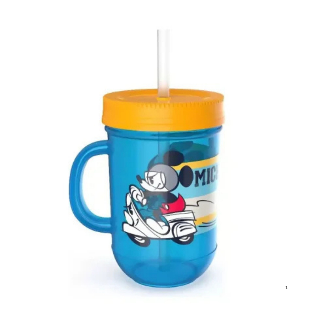 COPO MASON PLAST 500ML mickey e minnie