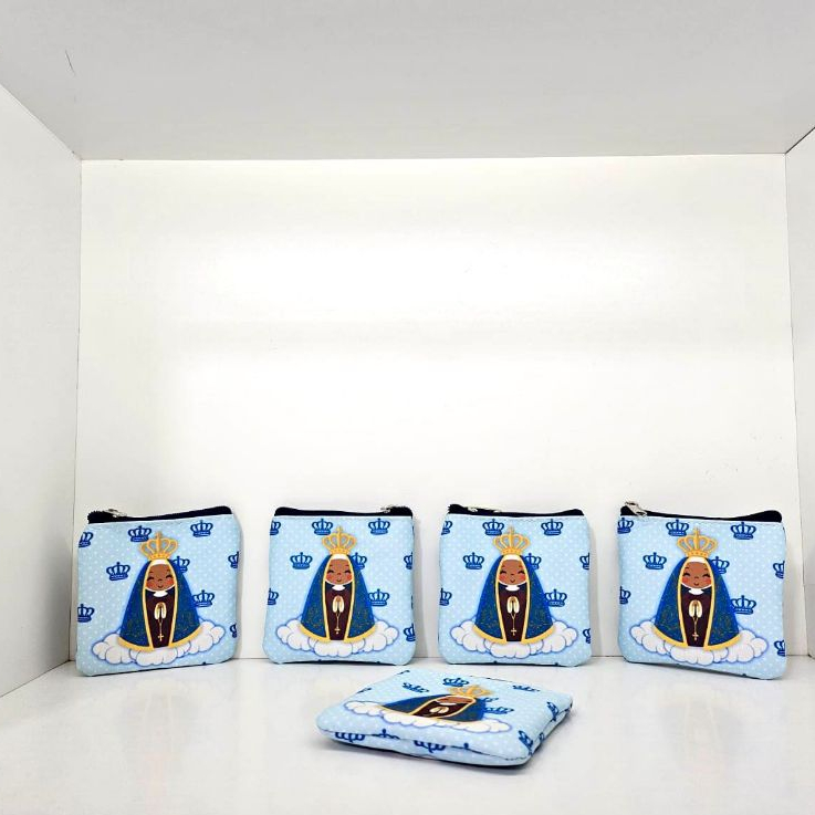 Kit porta terços ou moedas Nossa Senhora Aparecida