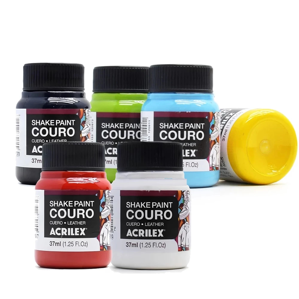 Tinta Para Couro Shake Paint Fosca 37ml Acrilex - (Pode Escolher a Cor)