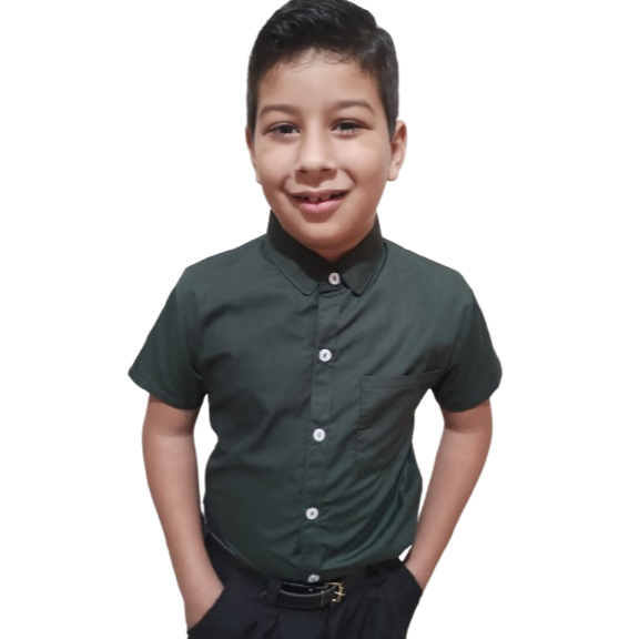 Camisa Infantil Juvenil com Algodão - Manga Curta
