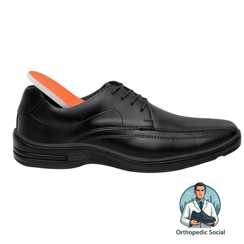 Sapato Confort Masculino Linha Conforto Antiestresse Anatômico Preço de Fábrica Entrega Imediata