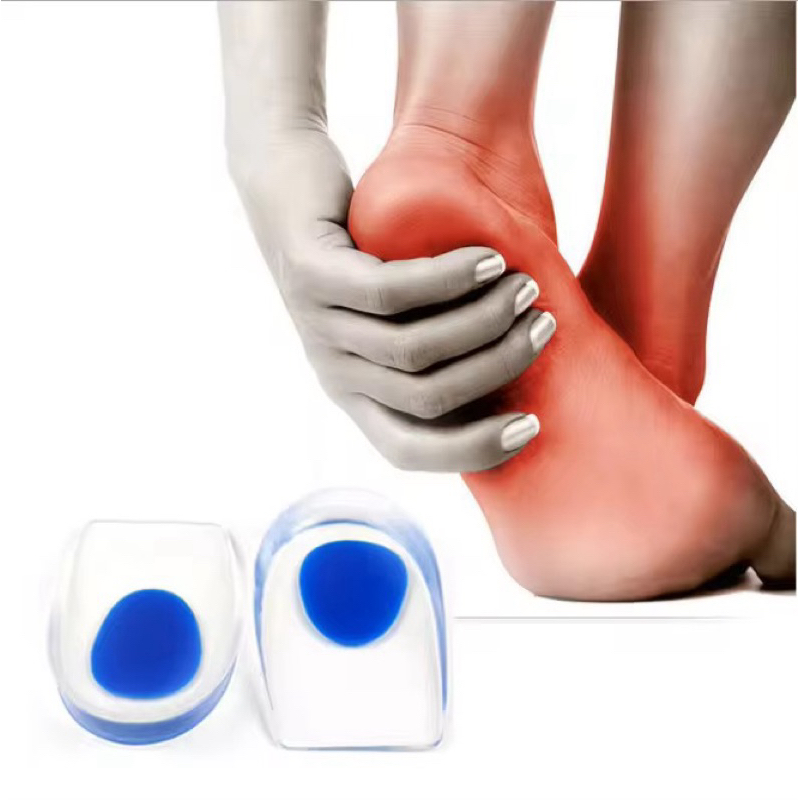 Calcanheira Palmilha Confort de Silicone Gel Ortopédica Esporão Dor Anti Impacto