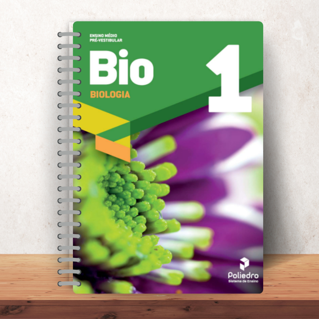 Apostila Poliedro Biologia Pré-Vestibular, formato A5 Colorido.