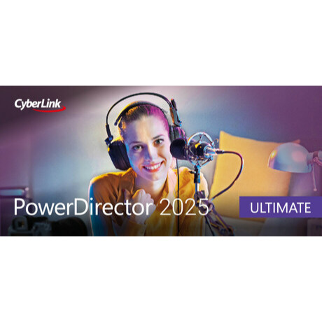 DVD CyberLink PowerDirector Ultimate 2025 - Edição de videos