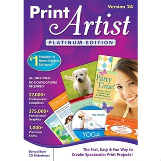 Software Print Artist Platinum 24 - faça banner cartão de visita e etiquetas