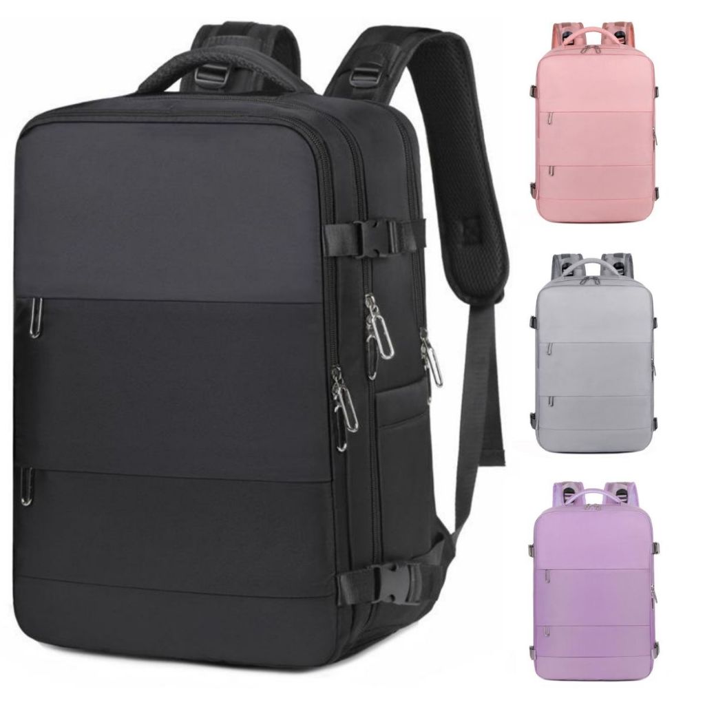 Mochila de Viagem Multifuncional Reforçada Impermeável Expansível Mochila para Notebook