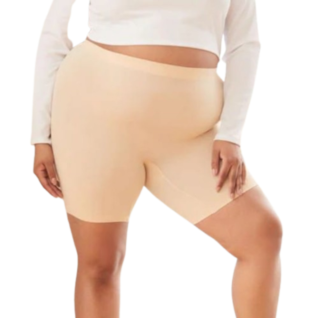 Short Anágua Plus Size 48 ao 60 Bermuda Segunda pele anti atrito Lingerie XGG Extra Grande antiassaduras