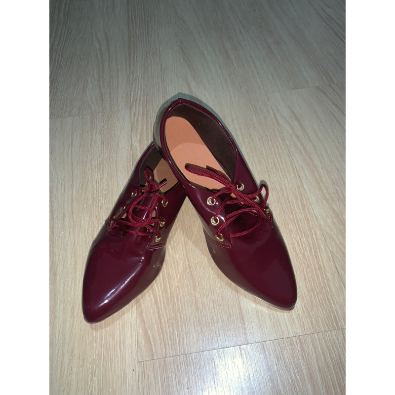 Oxford feminino stefany 023 marsala