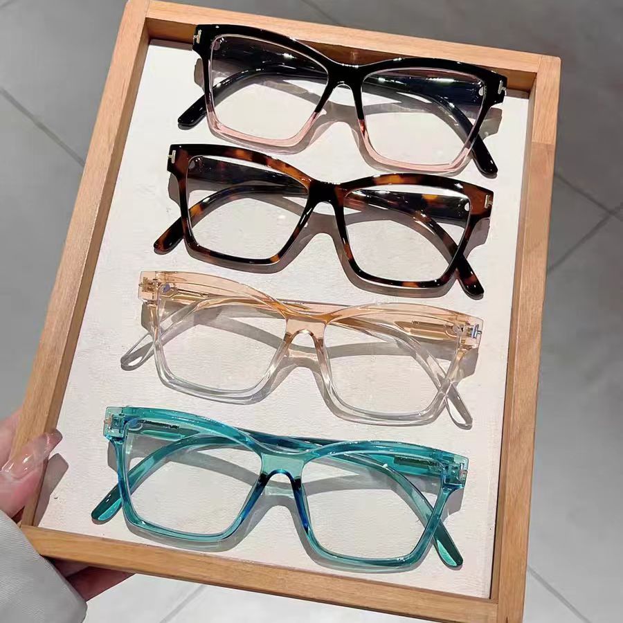 Óculos portáteis e elegantes, design de resina ultrafino e leve